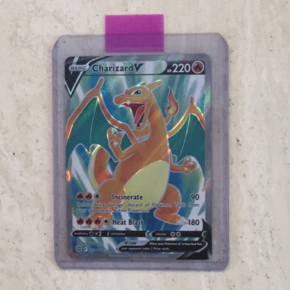Charizard V 2022 Pokemon 153/172 Brilliant Stars Sword & Shield Holo Card #153 - Picture 7 of 8
